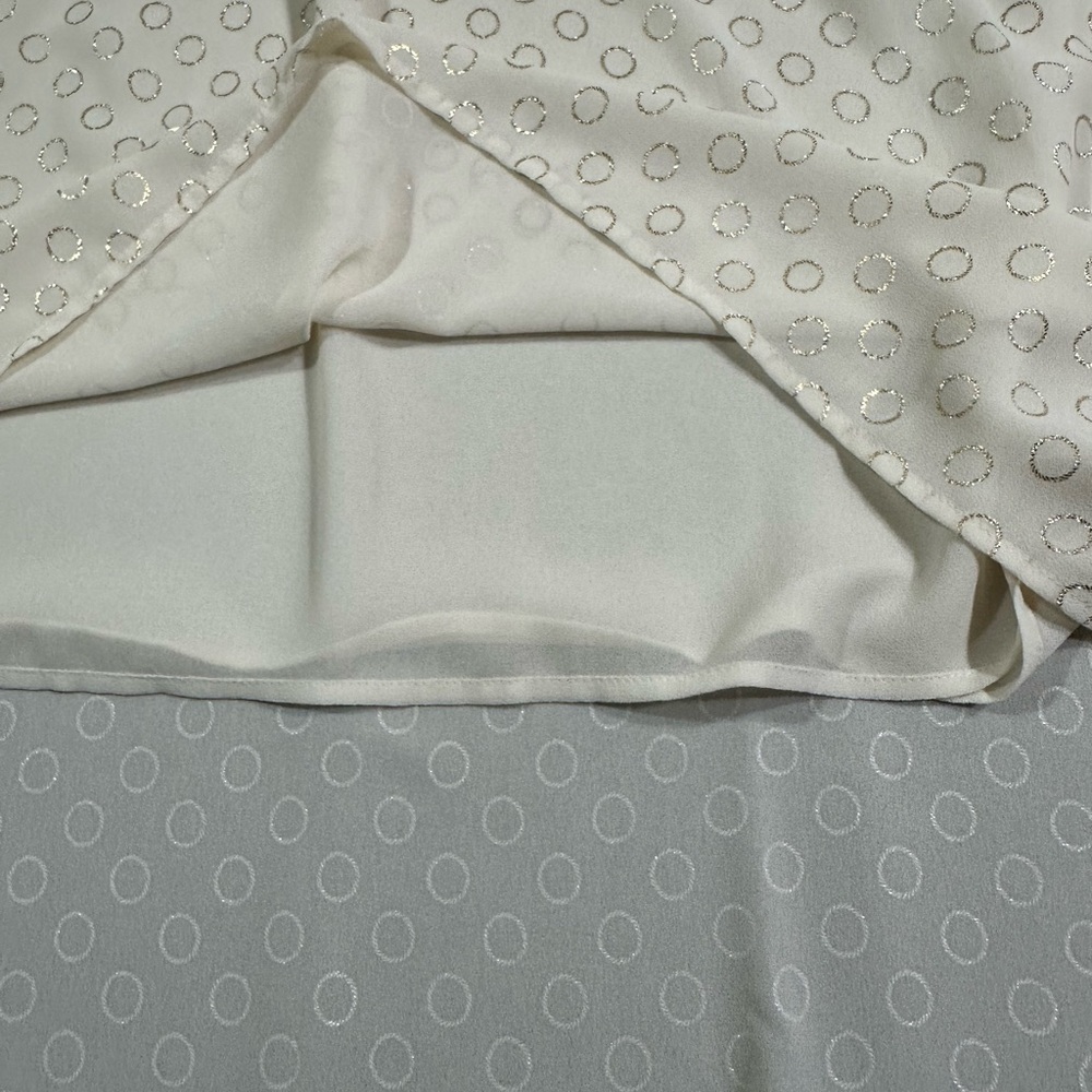 MICHAEL Michael Kors Cream and Gold Dress Size XSmall - Picture 6 of 9
